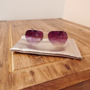 LOFT Aviator Sunglasses
